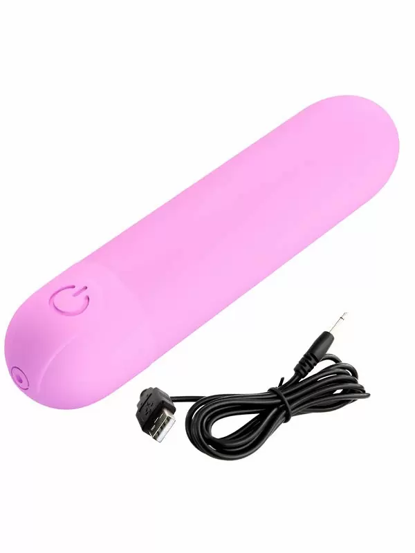 Перезаряжаемая вибропуля Baile Stefan, 10 режимов, фиолетовая