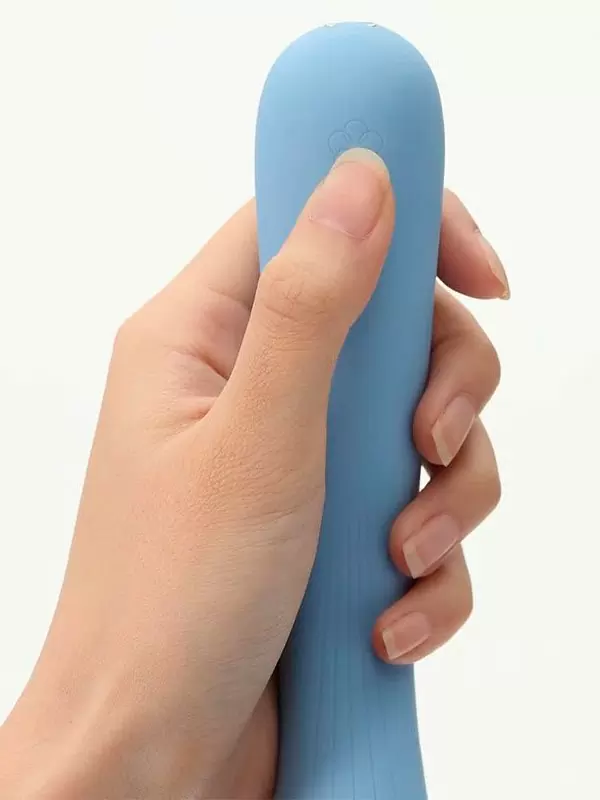 Инновационный вибратор Iroha Mai Ruri, 17,4 см, силикон, голубой | Он и Она 18+