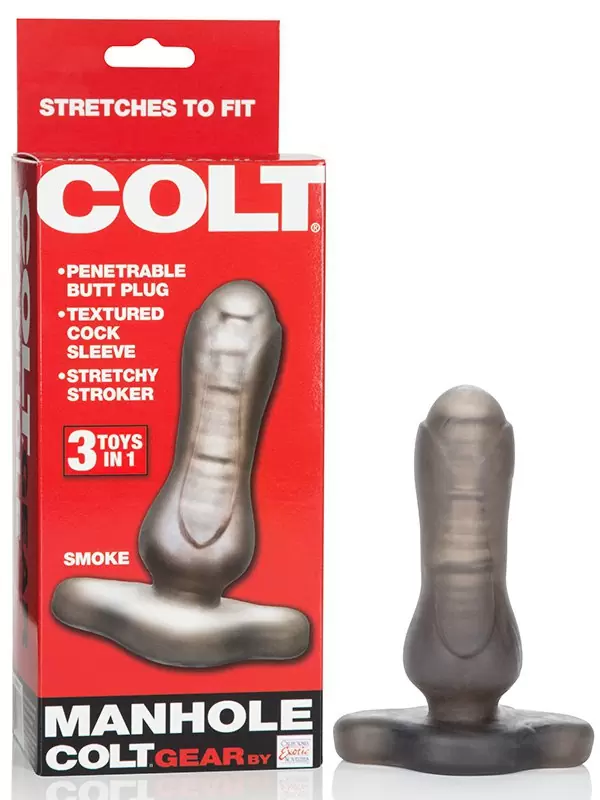Анальная пробка Colt Manhole – серая