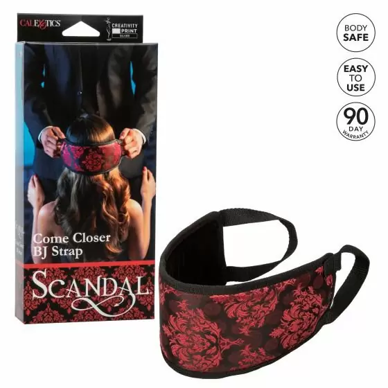 Ошейник из полиэстера SCANDAL COME CLOSER BJ STRAP