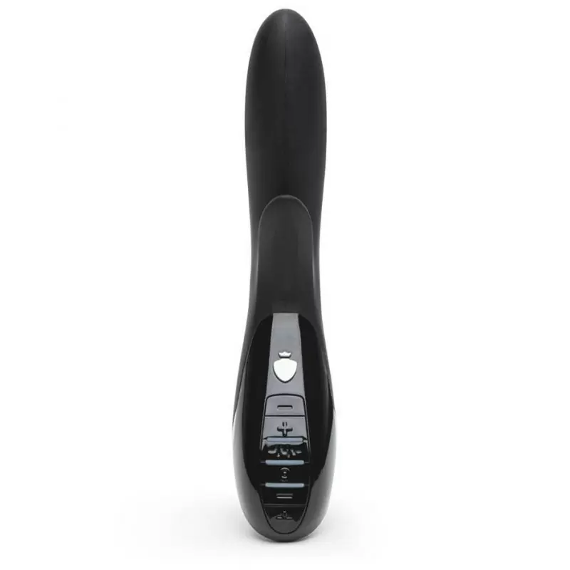 Вибратор-кролик с электростимуляцией Daring Danny Black Edition – черный