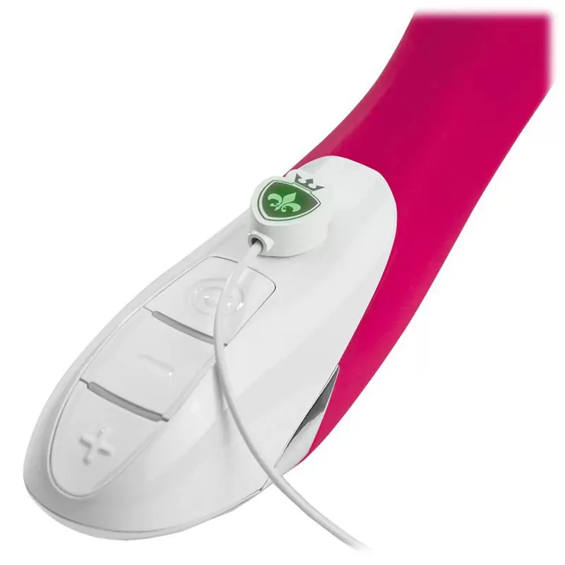 Вибромассажер Danny Divido со стимуляцией клитора – фуксия