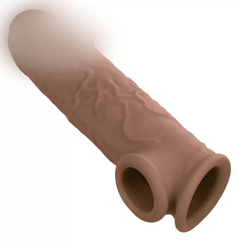 Увеличивающая насадка California Exotic Novelties Performance Maxx Life-Like Extension — 17,75 см, диаметр 3,75 см