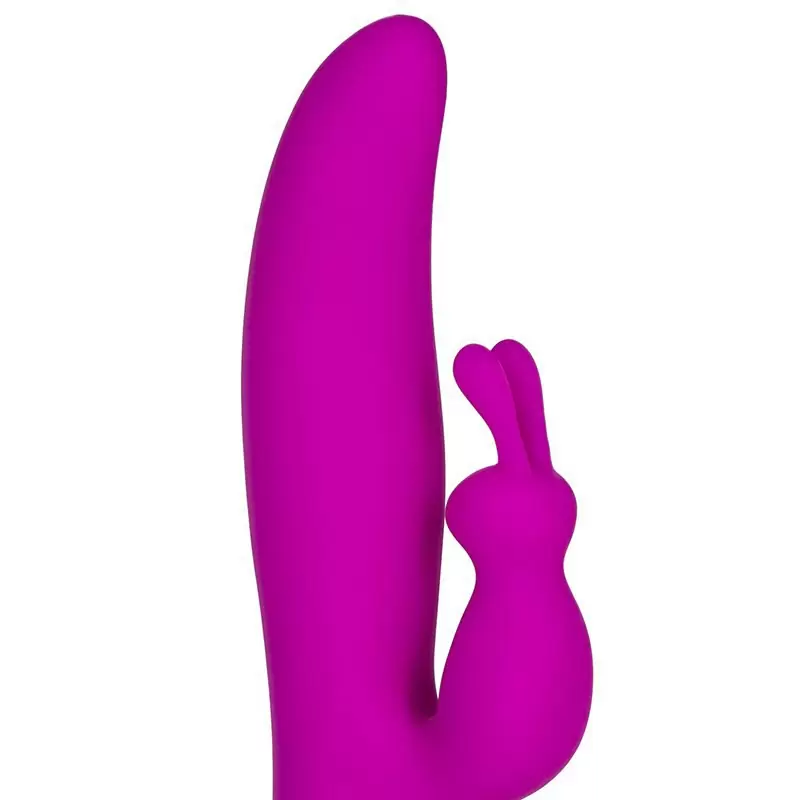 Вибромассажер Vanity Vr16 со стимулятором клитора в форме кролика  – фиолетовый