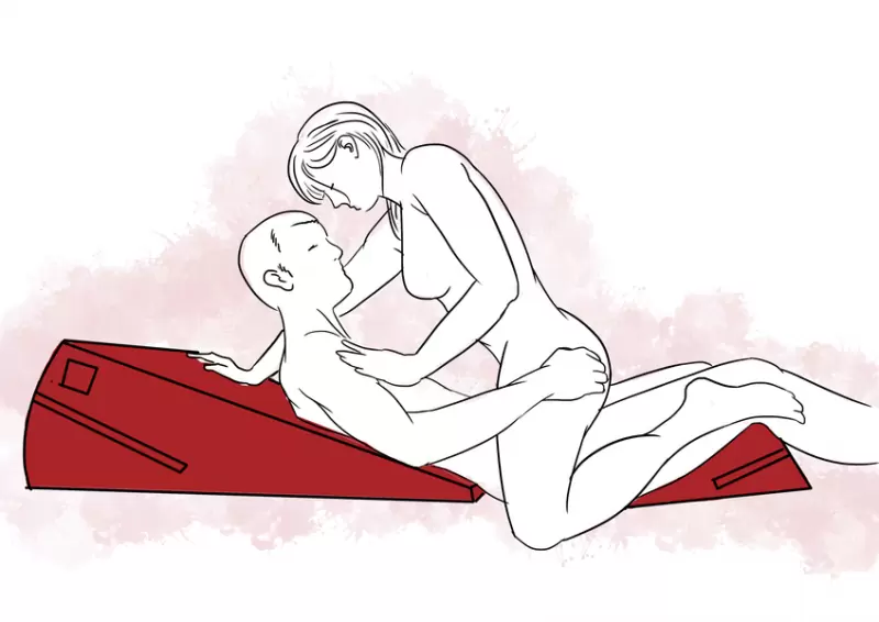 Набор подушек для любви Liberator Wedge/Ramp Combo - фиолетовый