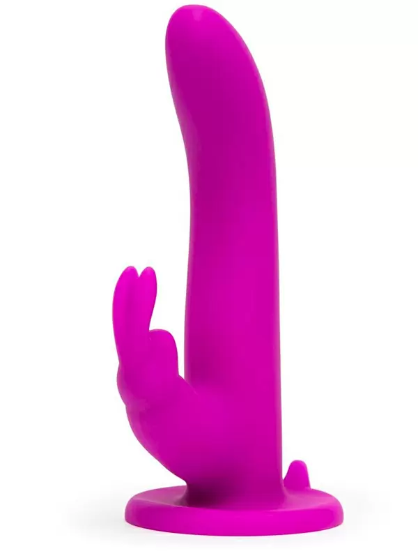 Универсальный набор Happy Rabbit Strap-on Kit: яркий вибратор-кролик, 9 режимов, 14 см, регулируемые трусики