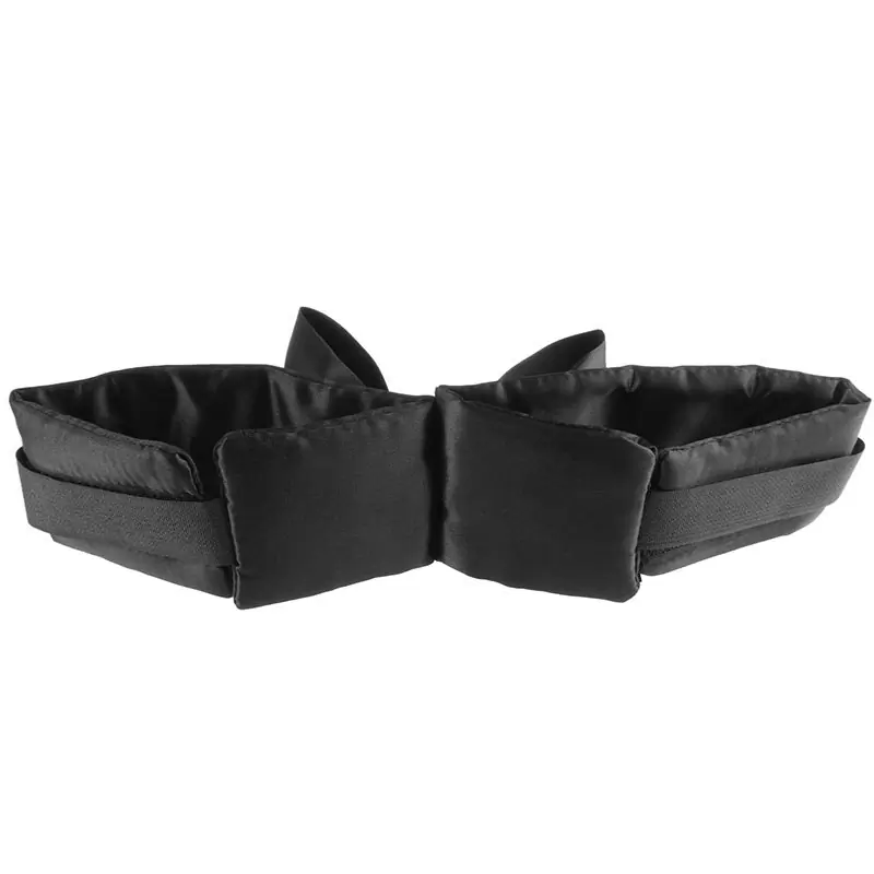 Комплект наручников и наножников Bowtie Cuffs – черный	