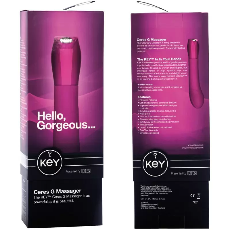 Водонепроницаемый вибратор точки G Ceres G Spot - Pink