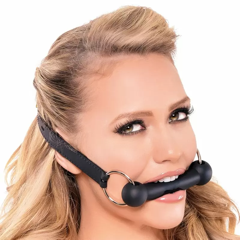 Кляп-трензель Silicone Bit Gag – черный