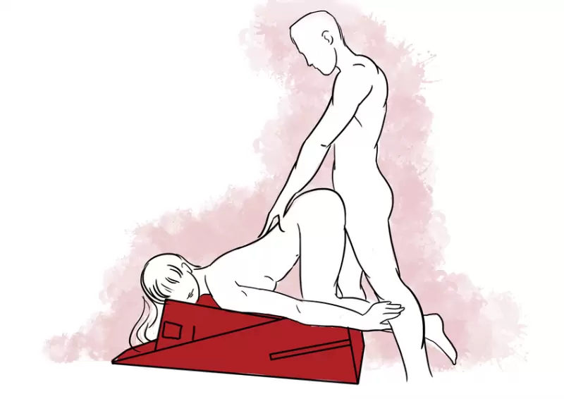 Набор подушек для любви Liberator Wedge/Ramp Combo - фиолетовый