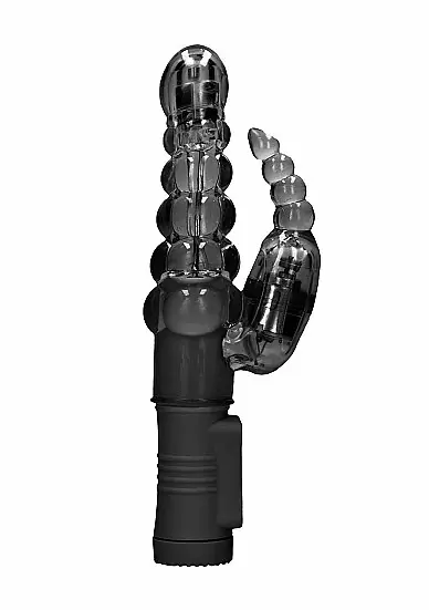 Вибратор кролик Rotating Bubbles - Black