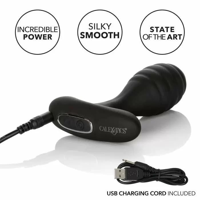 Анальный стимулятор Eclipse Ultra-Soft Probe с функцией памяти - черный