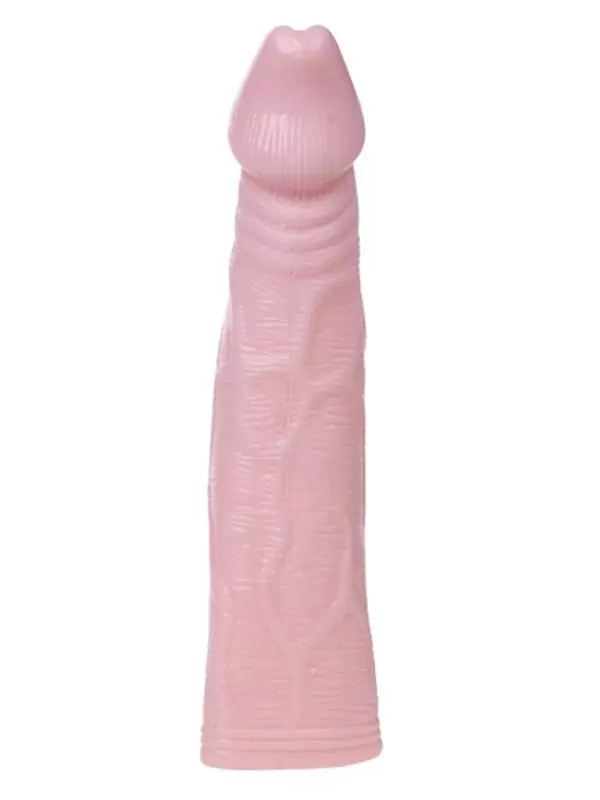 Удлиняющая насадка-фаллос Big Man II с вибрацией – телесный