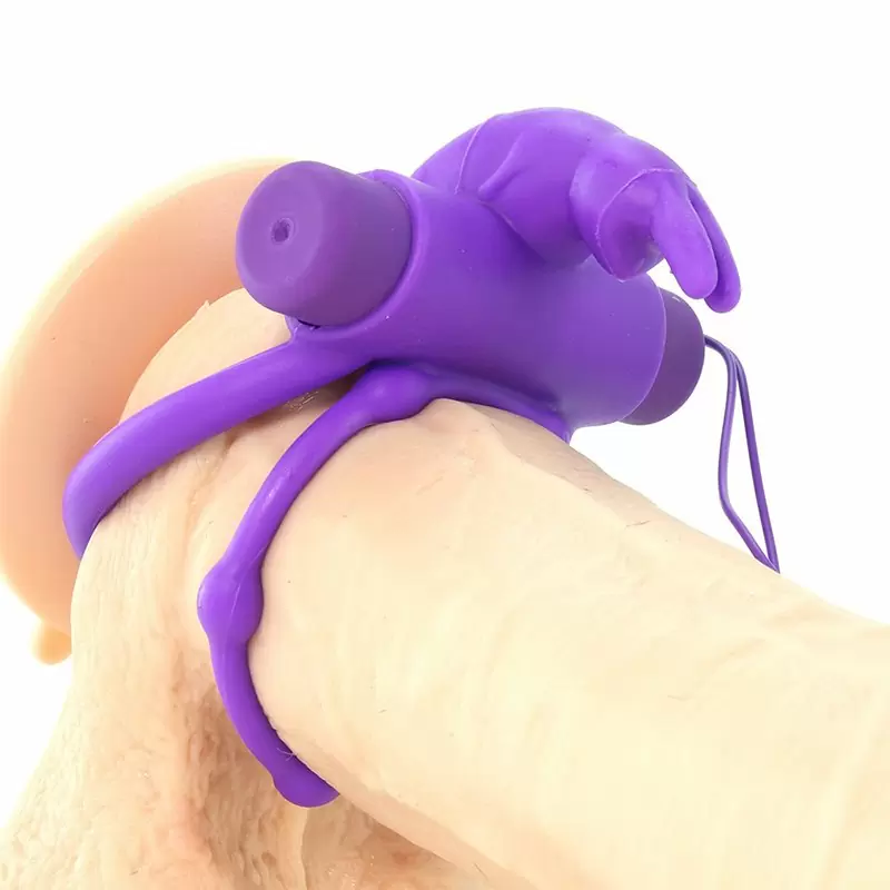 Эрекционное виброкольцо Remote Control Rabbit Ring многофункциональное – фиолетовый
