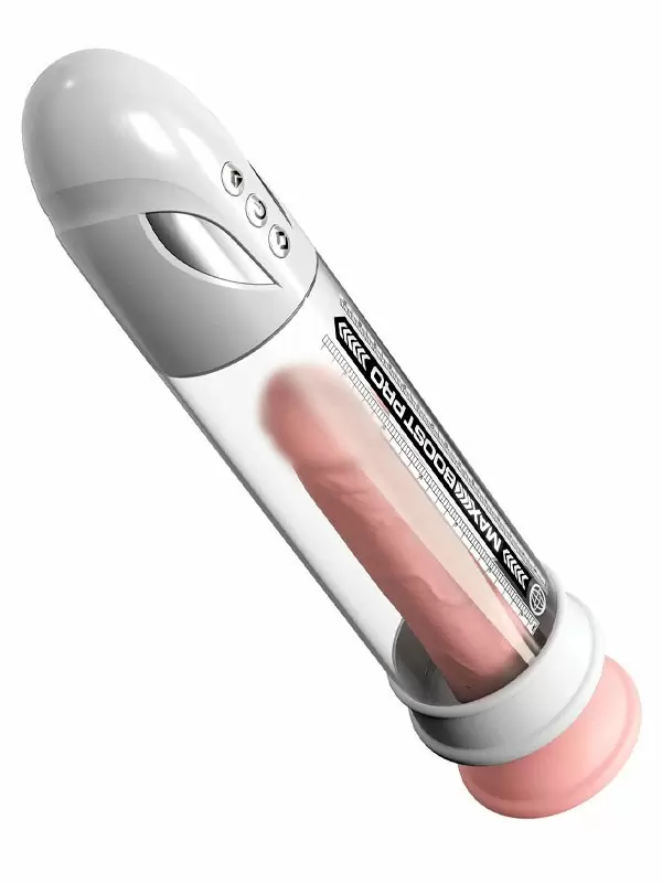 Вакуумная помпа Pipedream Max Boost Pro Flow, водонепроницаемая, белая