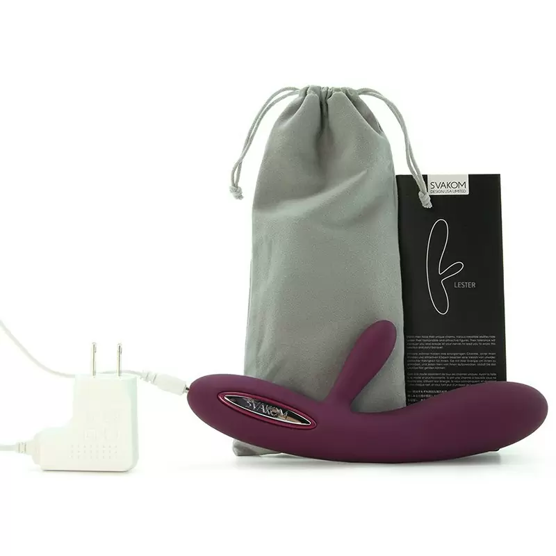 Вибромассажер Lester с функцией подогрева, интеллектуальный режим – фиолетовый