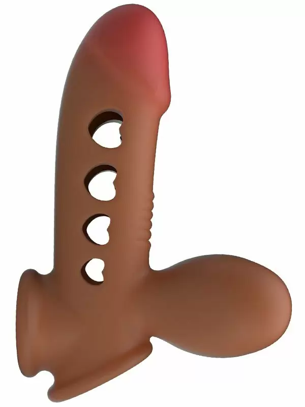 Насадка удлинитель Baile Tyronn, с подхватом мошонки, с воздушным мешочком