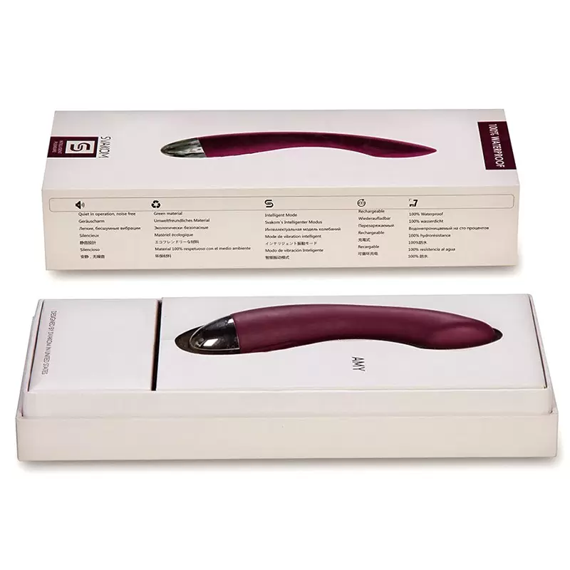 Вибромассажер Amy для точки G с интеллектуальным режимом – фиолетовый