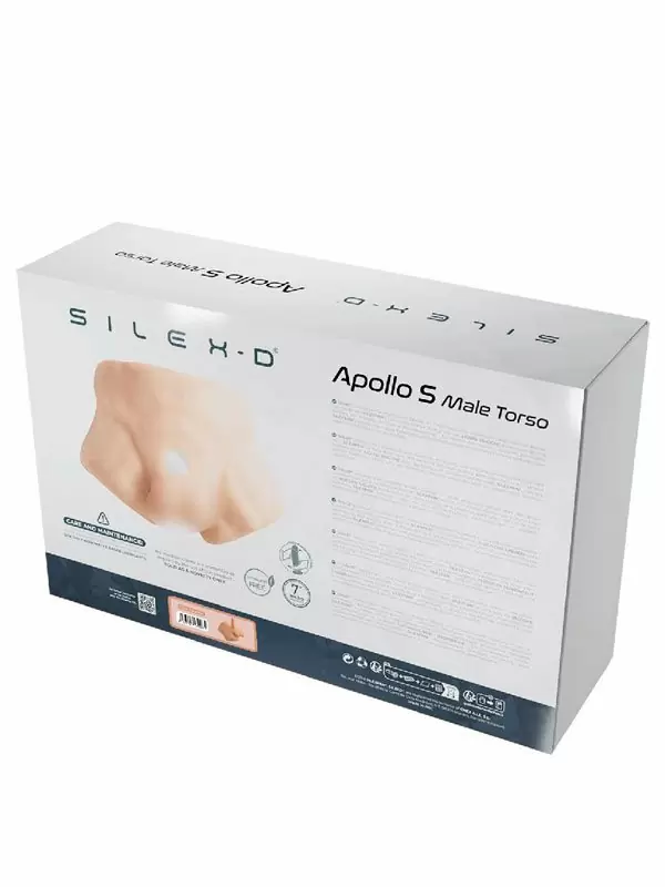 Реалистичная секс-кукла для женщин в форме полуторса SILEXD Apollo S, телесный, 17,7 см