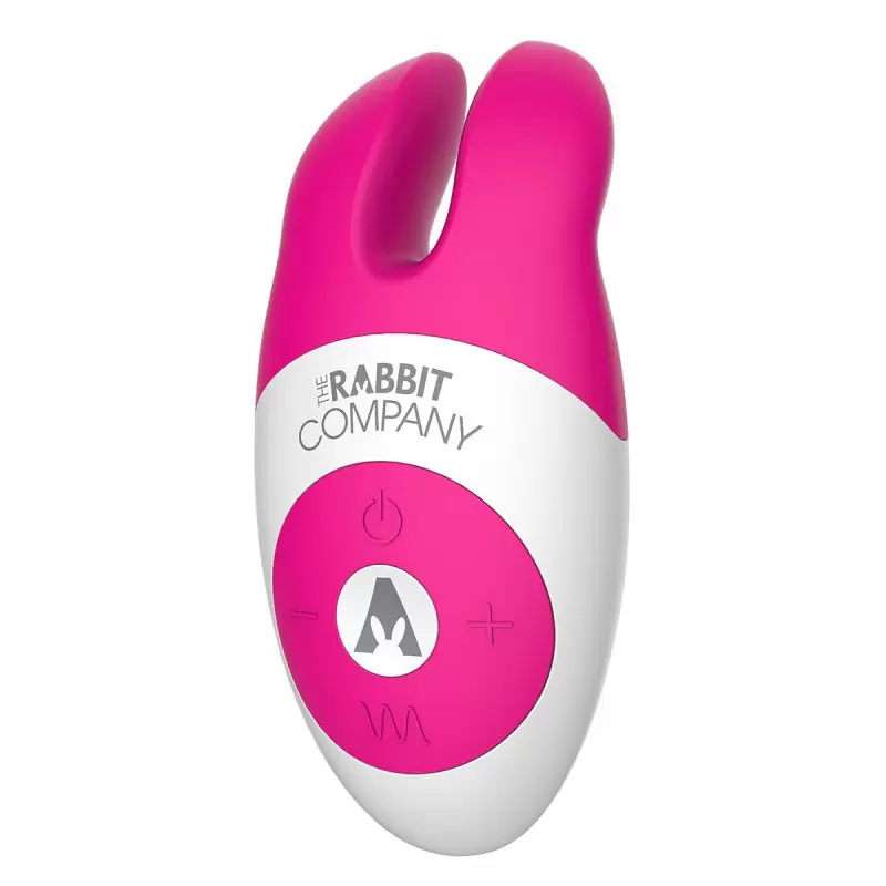 Миниатюрный вибратор-кролик с ушками и массажной точкой The Rabbit Company The Lay-On Rabbit – розовый