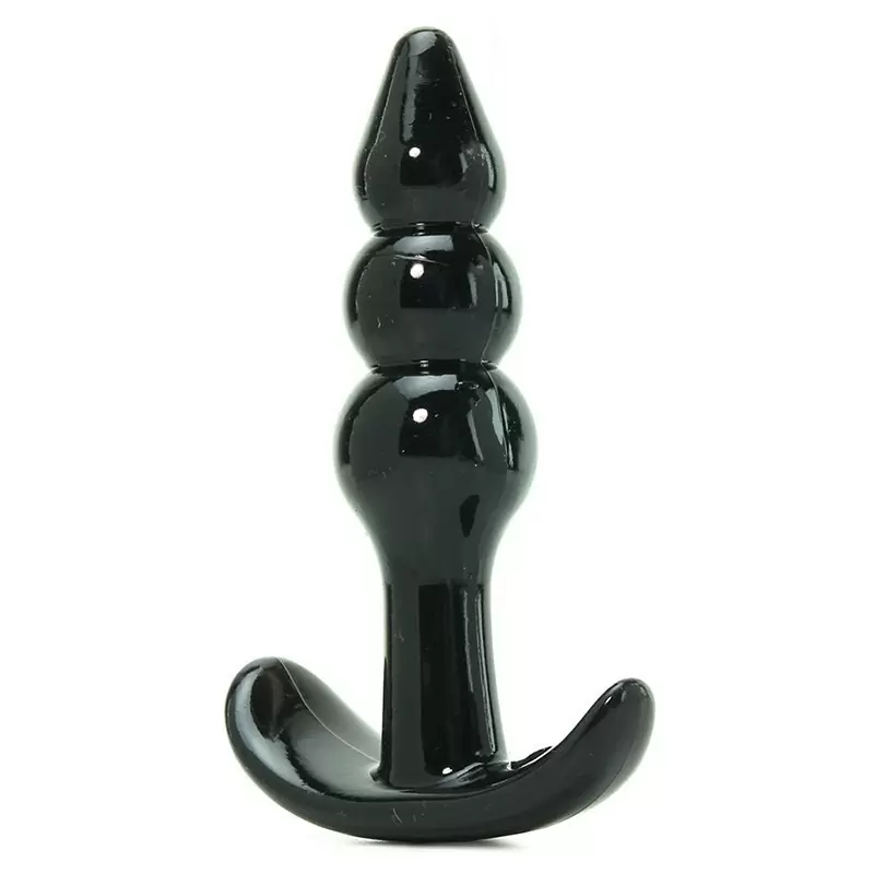 Анальная пробка Jelly Rancher T-Plug Ripple градуированная – черный