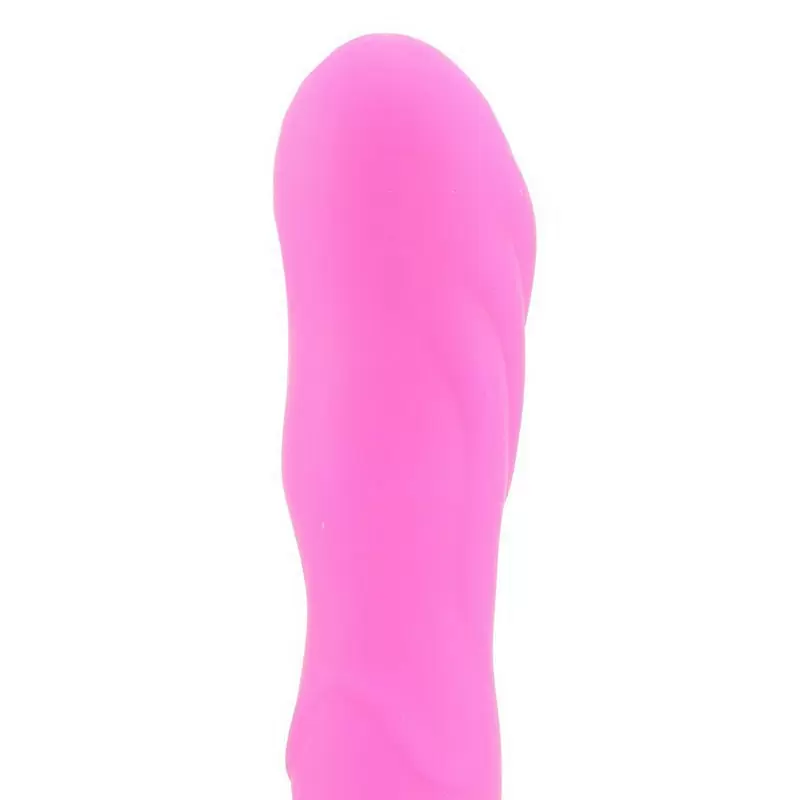 Вибромассажер First Time Silicone Wave рельефный – розовый