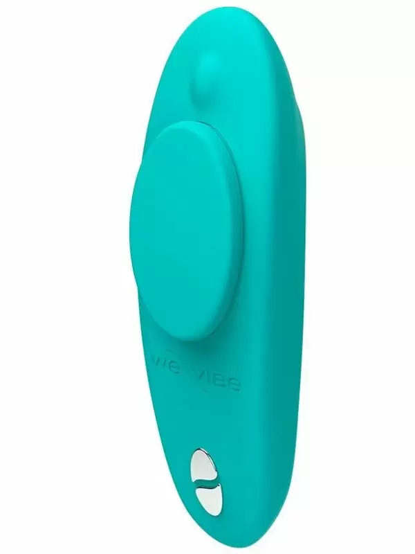 Интерактивный стимулятор клитора Womanizer We-Vibe Moxie+, с пультом Д/У, управление через приложение, 10 режимов, крепление на бельё