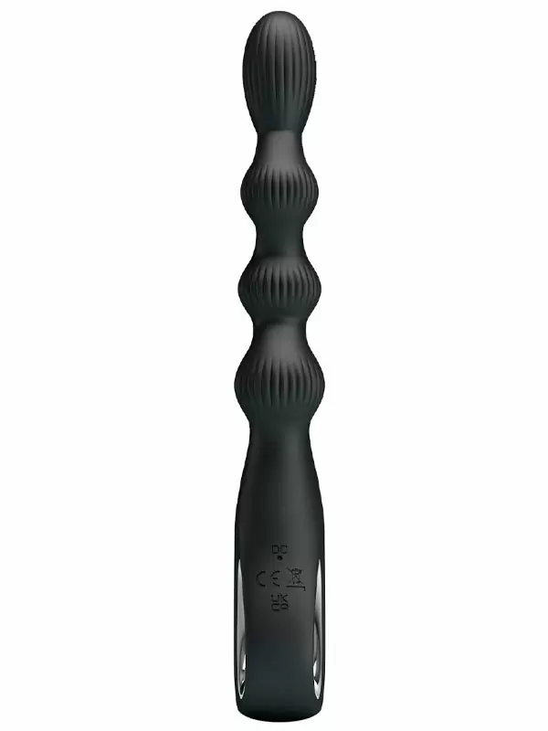 Анальная ёлочка Baile Federer, с вибрацией, 12 режимов, силикон