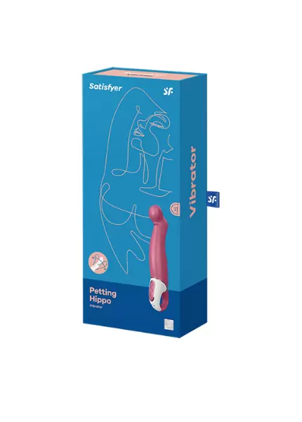 Вибратор с усиленной стимуляцией точки G Satisfyer Vibes Petting Hippo – розовый 