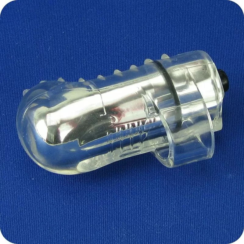 Вибростимулятор на палец Screaming O - Fing O с волнами – прозрачный