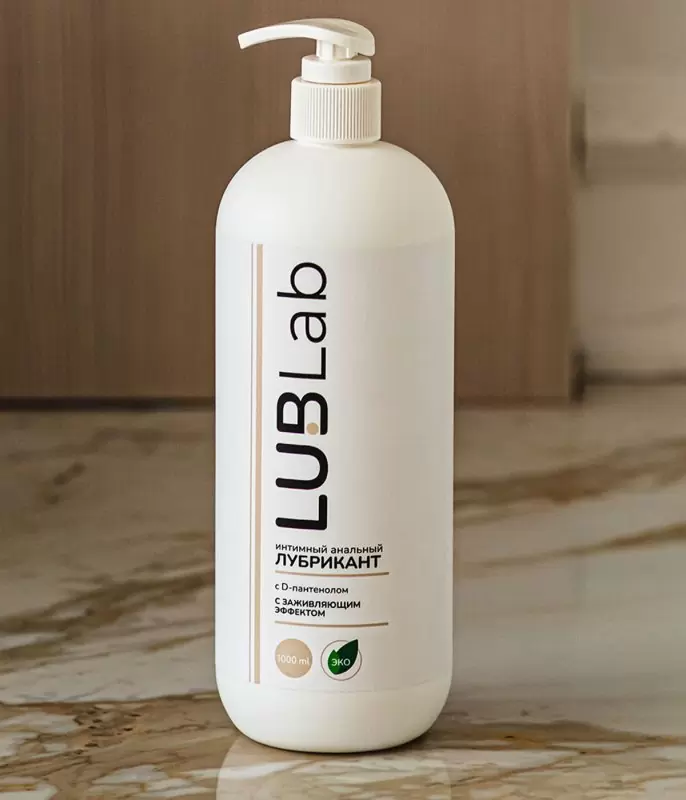 Анальный заживляющий лубрикант LUBLab, с D-пантенолом, 1000 мл