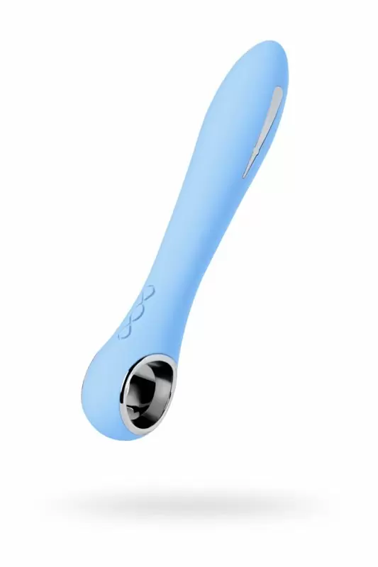 ВИБРАТОР С ЭЛЕКТРОСТИМУЛЯЦИЕЙ PHYSICS GALVANI VIBE, СИЛИКОН, ГОЛУБОЙ, 21 СМ