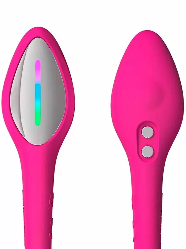 Интерактивное виброяйцо Lovense Lush 4, программируемое управление со смартфона, с LED-подсветкой, силикон