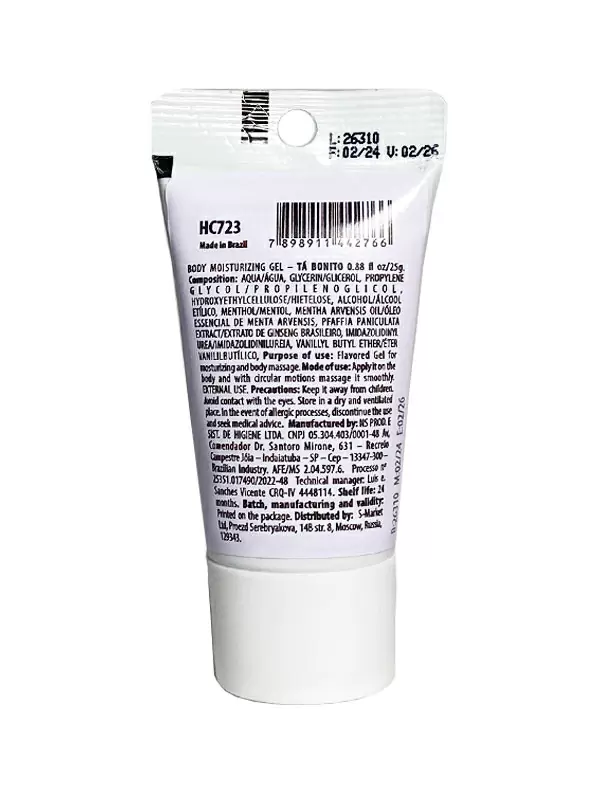 Эрекционный гель Hot Flowerfs Ta Bonito с охлаждающим эффектом, 25 мл