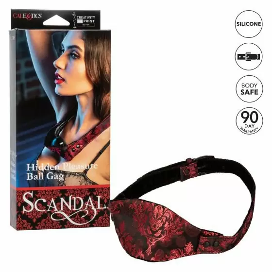 Кляп из полиэстера Scandal Hidden Pleasure Ball Gag