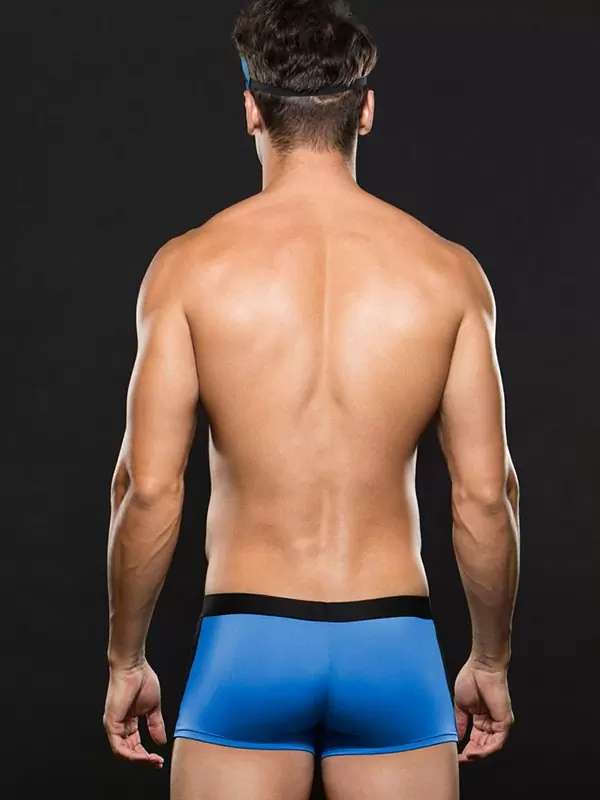 Эротический игровой костюм Envy Cop «Коп»: хипсы и фуражка – синий, M/L