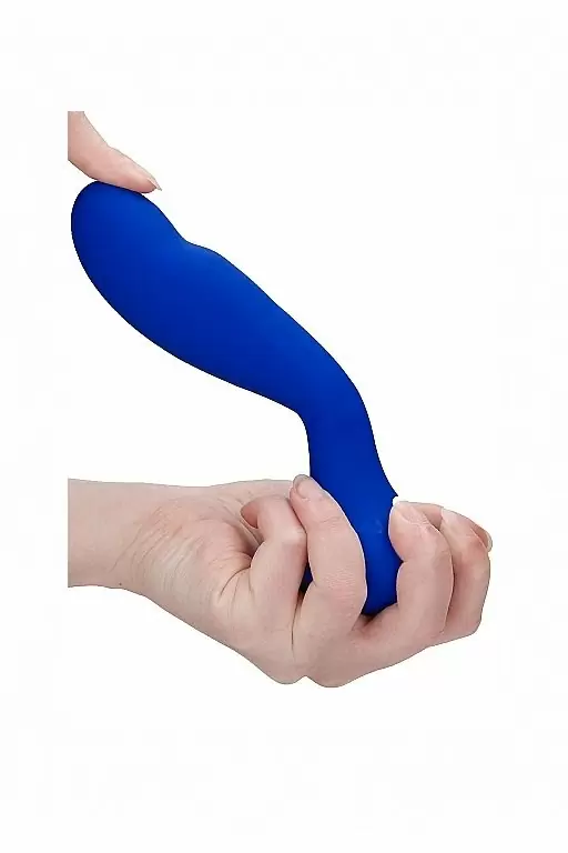 Вибромассажер для точки G или простаты Finesse (синий)