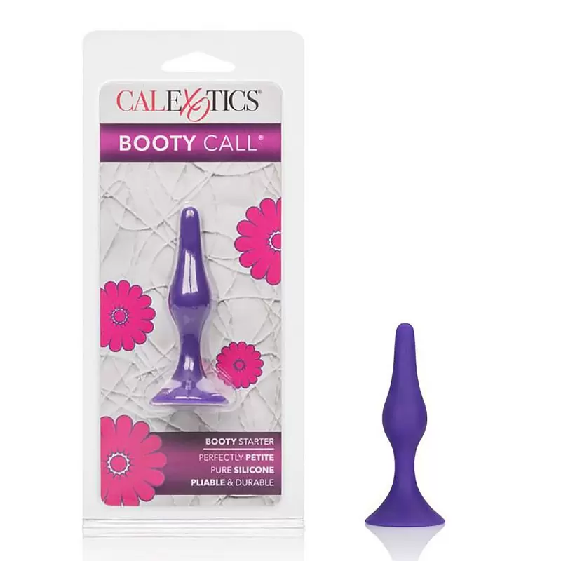Маленькая анальная пробка Booty Starter на присоске – фиолетовый