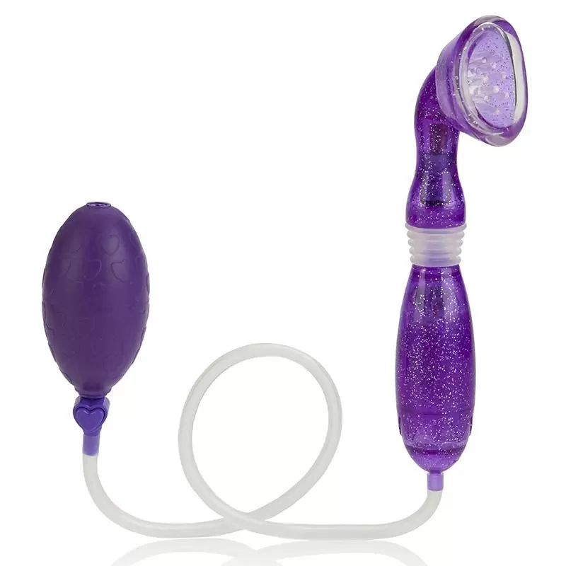 Помпа для стимуляции клитора Advanced Clitoral Pump с вибрацией – фиолетовый