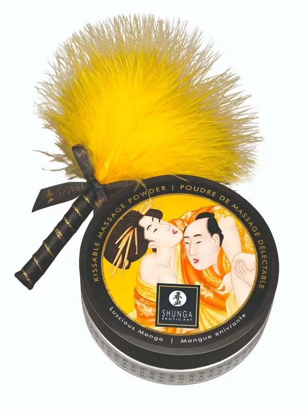 Ароматизированная массажная пудра Shunga Сочное манго, без добавления сахара, 290 г