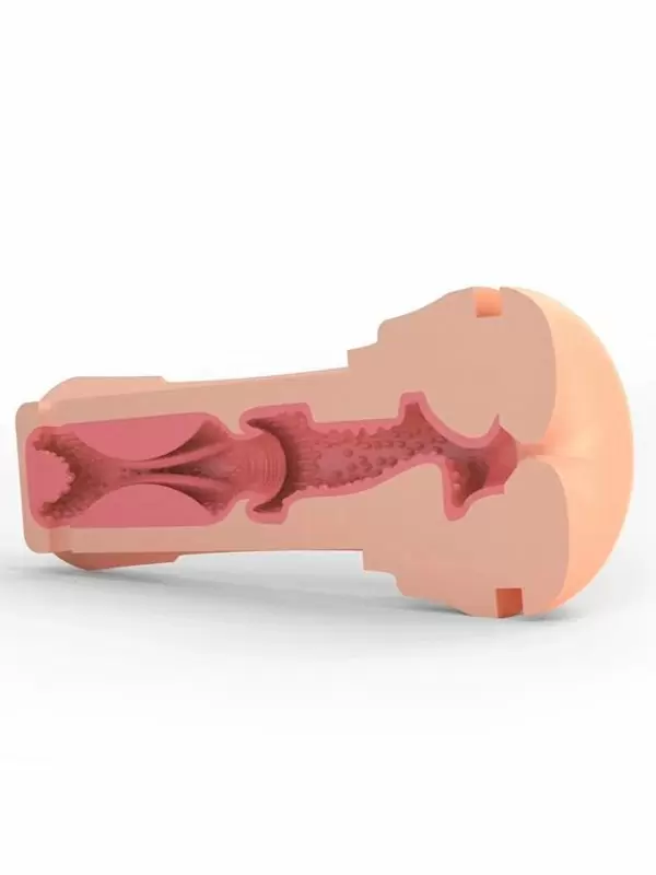 Рукав для мастурбатора Mystim O(h)PUSH ME Donut, внутренний,  17,5 см, ТПЕ, телесный