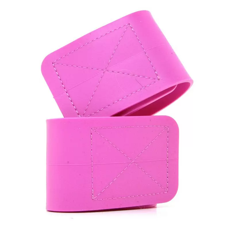 Наручники силиконовые Silicone Submissions Wrist Cuffs – розовые