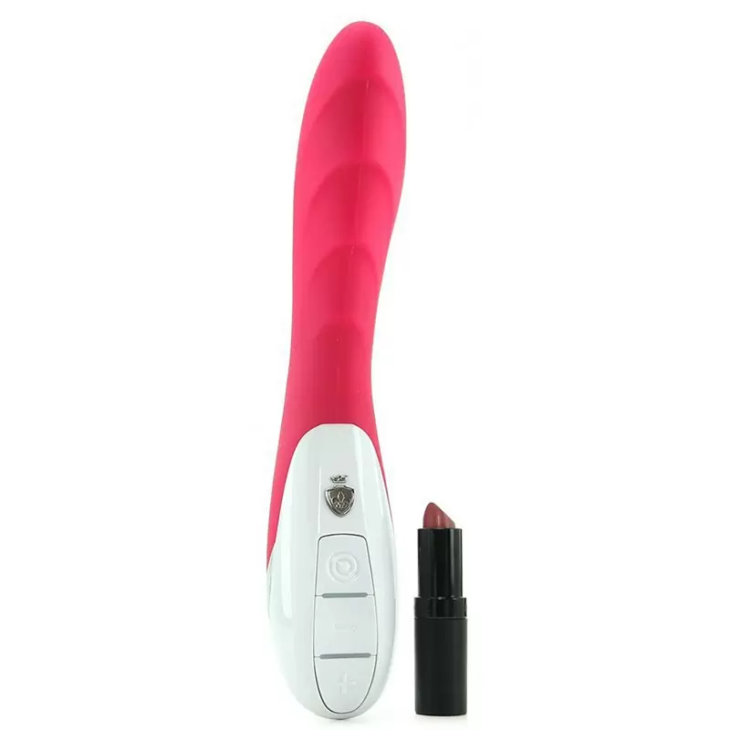 Вибромассажер Sassy Simon рельефный – фуксия