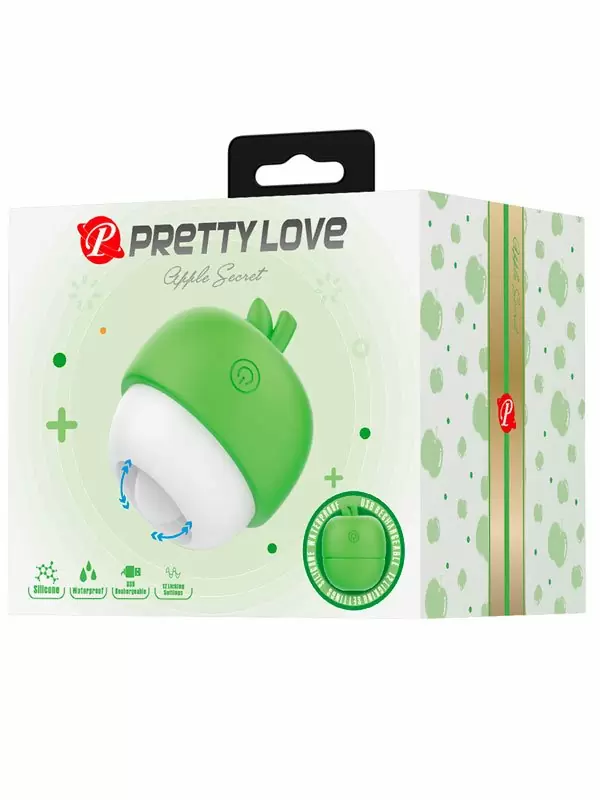 Экзотический стимулятор клитора Baile Apple Secret, 12 режимов, в форме яблока