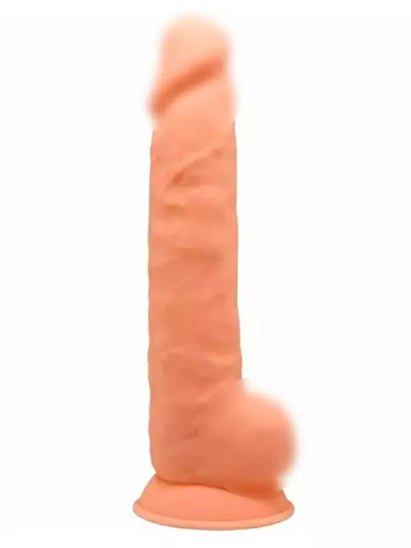 Реалистичный фаллоимитатор SILEXD Model 1, 26,6 см, силикон, телесный