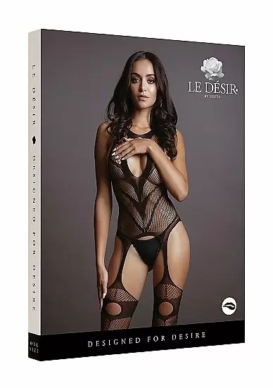 Кетсьюит (боди-комбинезон) Suspender Bodystocking