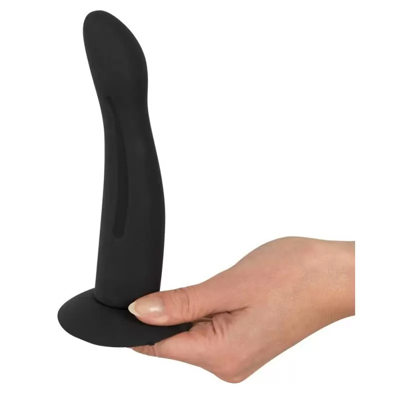 Анальный стимулятор Black Velvets на присоске – черный