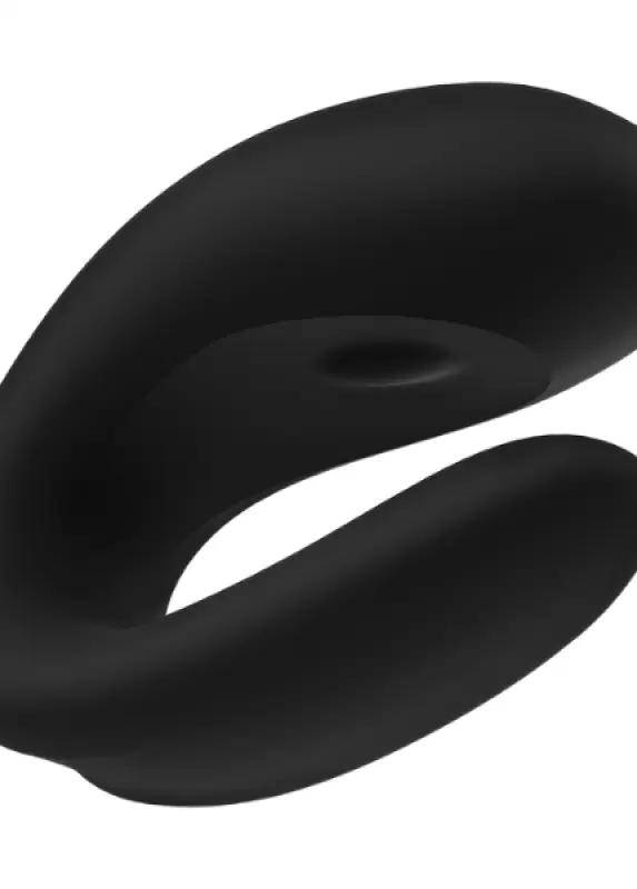 Парный вибратор Satisfyer Double Joy с возможностью управления через приложение (черный)