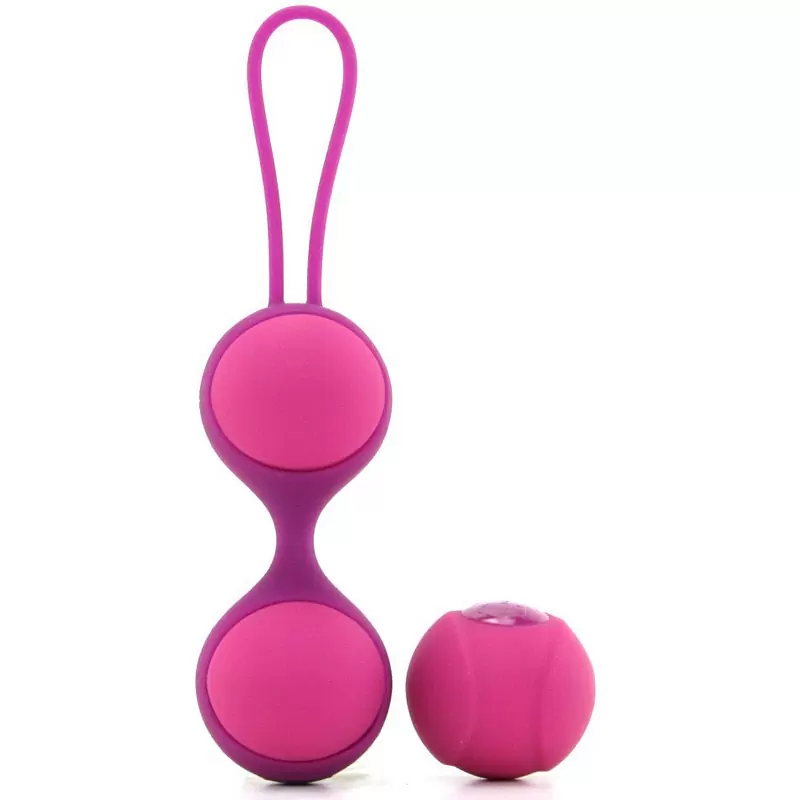 Набор из 3-х вагинальных шариков разного веса Stella II - Pink