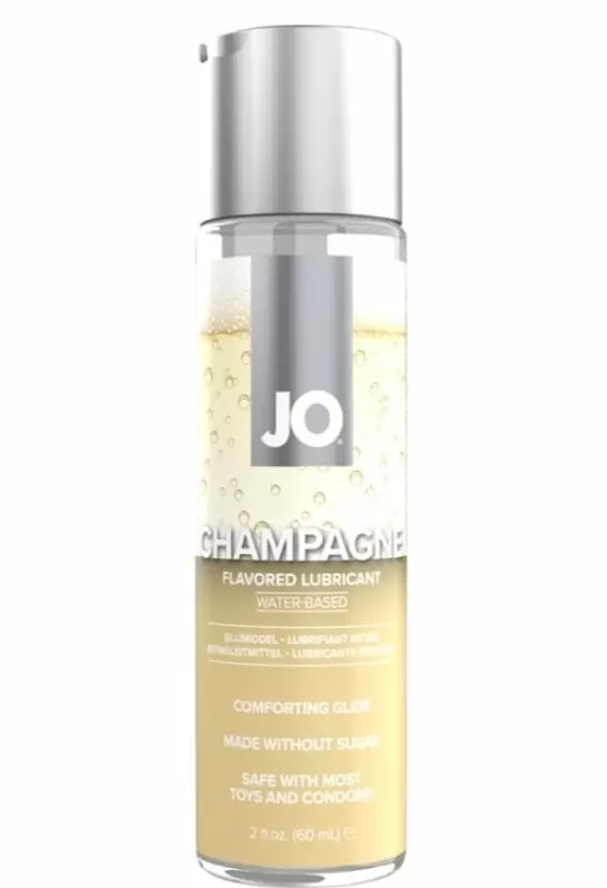 Новогодний набор для женщин Frost&Fire: текстурированная металлическая пробка Kanikule Medium, жидкий вибратор Hot Flowers Vibro Power, тутти-фрутти, 15 мл, оральный лубрикант Jo Flavors, шампанское, 60 мл